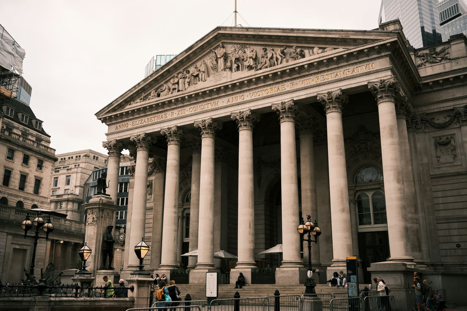 The Royal Exchange in the City of London